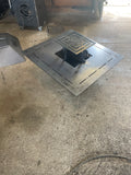 Plaque de cuisson acier pour brasero – Carrée