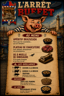 Banquet L'arrêt Buffet 24 octobre 2026