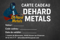 🔥 Carte Cadeau DEHARD METALS – Offrez un Brasero Sur Mesure