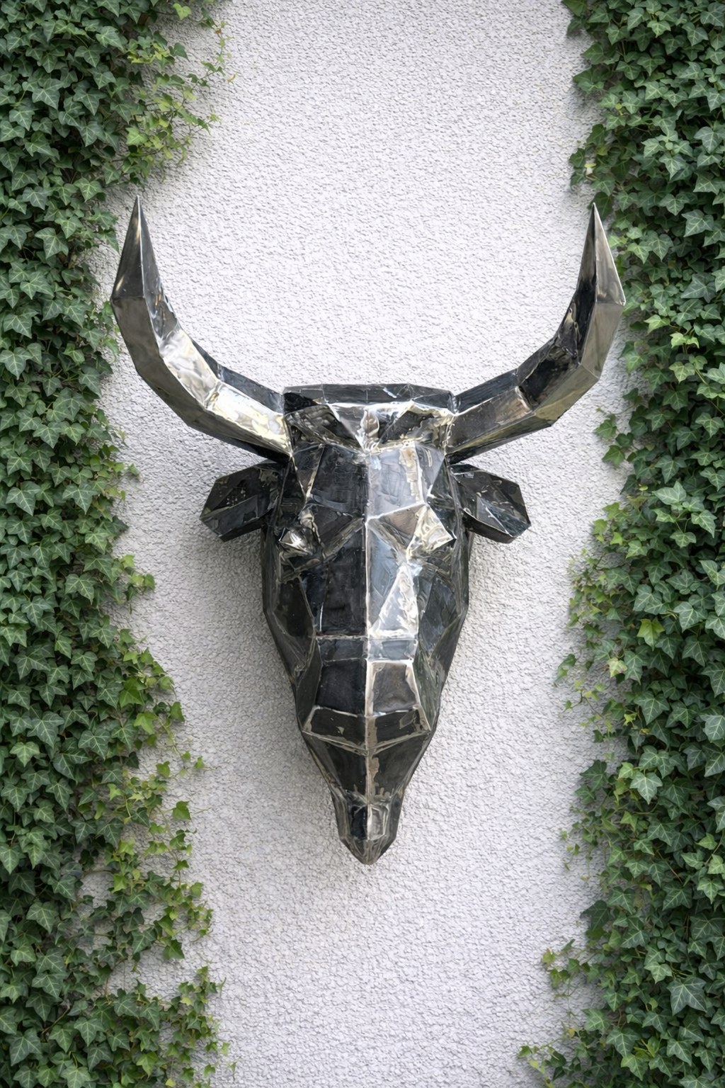 🐂 

Tête de taureau en acier – Grand modèle