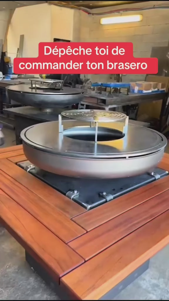 Brasero rond artisanal DEHARD METALS